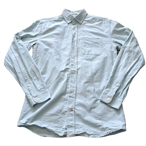 Frank & Oak | Pastel blue the jasper women's collared casual button up - Picture 3 of 16